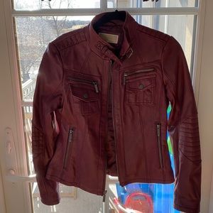 Michael Kors women’s authentic leather coat size M